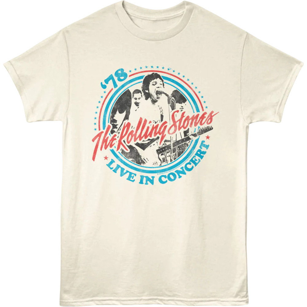 78 Concert Circle Rolling Stones Tshirt